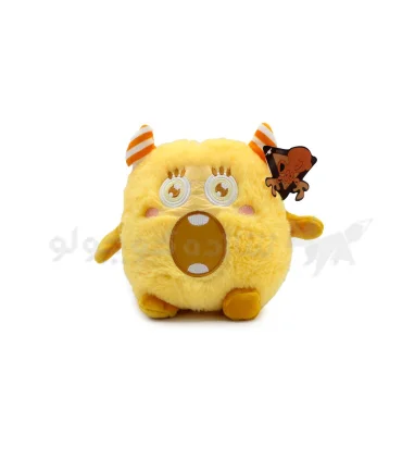 عروسک پولیشی میکروب شاخ دار زرد کد: 3315-42