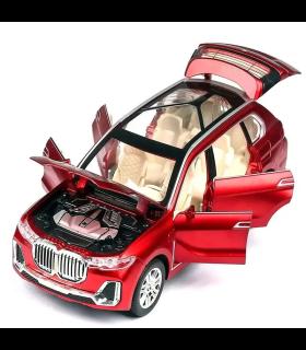 ماشین فلزی 1:24 بی ام دبلیو X7 دودزا رنگ قرمز | ماشین بازی | شازده کوچولو