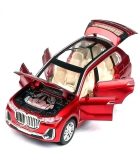 ماشین فلزی 1:24 بی ام دبلیو X7 دودزا رنگ قرمز کد: CZ115A