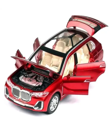 ماشین فلزی 1:24 بی ام دبلیو X7 دودزا رنگ قرمز کد: CZ115A