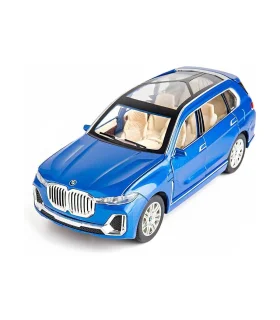 ماشین فلزی 1:24 بی ام دبلیو X7 دودزا رنگ آبی کد: CZ115A