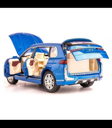 ماشین فلزی 1:24 بی ام دبلیو X7 دودزا رنگ آبی  | ماشین بازی | شازده کوچولو