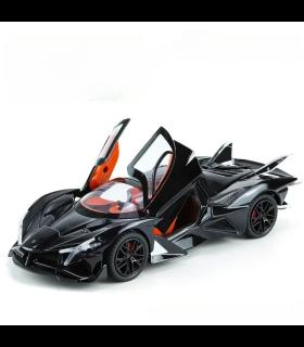 ماشین فلزی 1:24 آپو پروژکت دودزا شارژی رنگ مش | ماشین بازی | شازده کوچولو