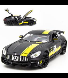 ماشین فلزی 1:24 مرسدس AMG GTR دودزا رنگ مشکی  | ماشین بازی | شازده کوچولو