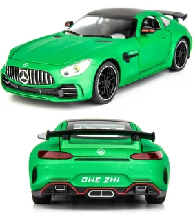 ماشین فلزی 1:24 مرسدس AMG GTR دودزا رنگ سبز مات کد: CZ30AD