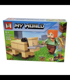 لگو 40 قطعه ماینکرفت M کد: MG588-8 | لگو بازی | شازده کوچولو