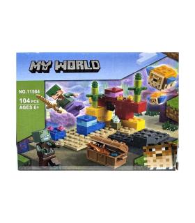 لگو 104 قطعه ماینکرفت کد: 11584 | لگو بازی | شازده کوچولو
