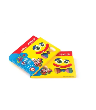 خمیر بازی 10 رنگ جعبه مقوایی آریا کد: 1048