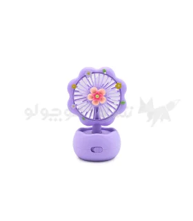 پنکه شارژی طرح گل کد: ZB095A