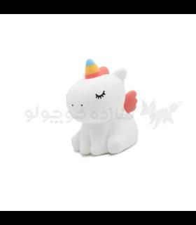 چراغ خواب سیلیکونی مدل تک شاخ نشسته کد: YH-31 | چراغ مطالعه | شازده کوچولو
