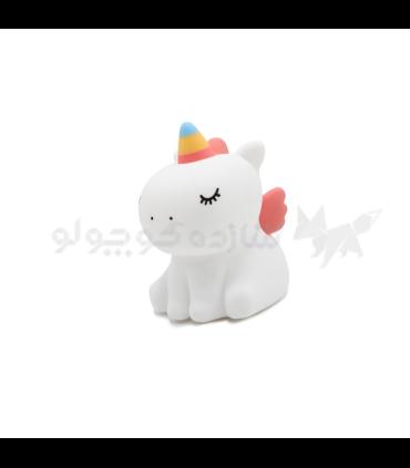 چراغ خواب سیلیکونی مدل تک شاخ نشسته کد: YH-31 | چراغ مطالعه | شازده کوچولو