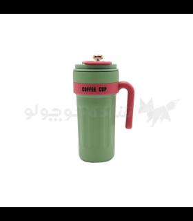 تراول ماگ 650 میل دسته دار با دماسنج کد: SW-1 | ماگ و لیوان | شازده کوچولو