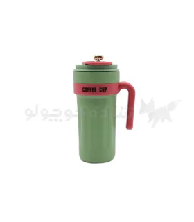 تراول ماگ 650 میل دسته دار با دماسنج کد: SW-1899