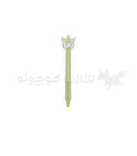 ماژیک هایلایتر فشاری سبز طرح کرومی کد: A3165