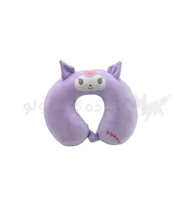 بالشت دور گردن طرح کرومی بنفش نانو