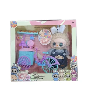 عروسک لبوبو جعبه ای لباس دوبنده SMILE کد: AZ761A9