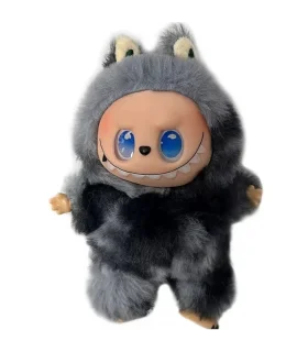 عروسک لبوبو خاکستری اورجینال پاپ مارت کد:46006