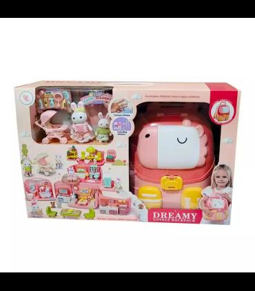 کوله پشتی خانه رویایی خرگوش کد: 6701 | کیف و کوله مدرسه | شازده کوچولو