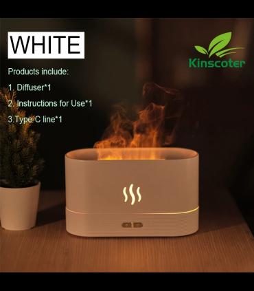 بخور ساز سرد چراغ دار طرح شومینه سفید کد: H19 | خانه | شازده کوچولو