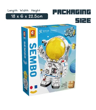 لگو 518 قطعه فضانورد SEMBO BLOCK کد: 203017