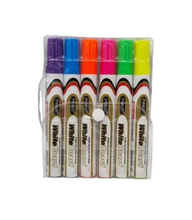 ماژیک وایت برد رنگی نوک گرد 6 عددی FENLOT