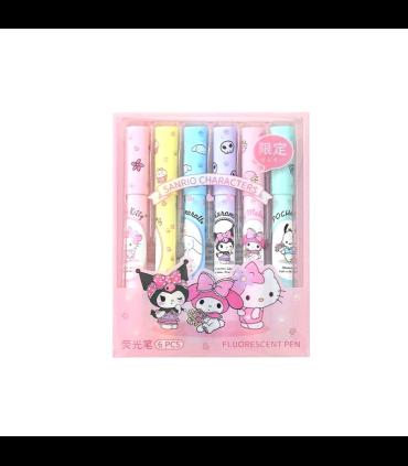 ماژیک هایلایتر 6 رنگ طرح شخصیت های سانریو کد: | ماژیک | شازده کوچولو