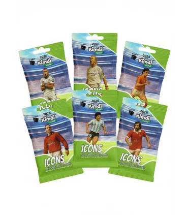 بسته کیمدی فوتبال 2026 Icons- پک 6 تایی ویژه کلکسیونر های نقره ای
