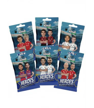 بسته کیمدی فوتبال 2026 Heroes- پک 6 تایی ویژه کلکسیونر های نقره ای