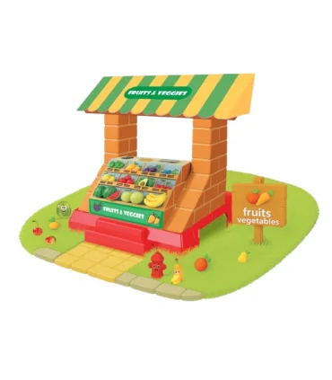 اوسا بنا 54 قطعه دکه‌های خوشمزه آرتینا - بازی ساختنی کودک