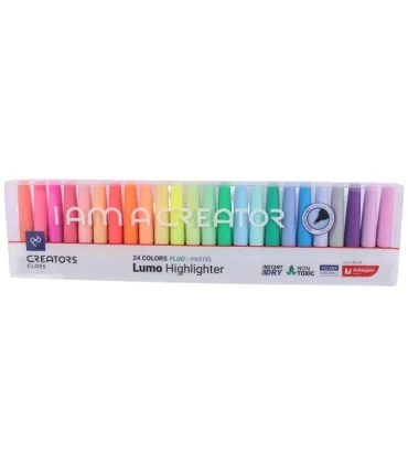 ماژیک هایلایتر نئونی 24 رنگ اسکول فنس