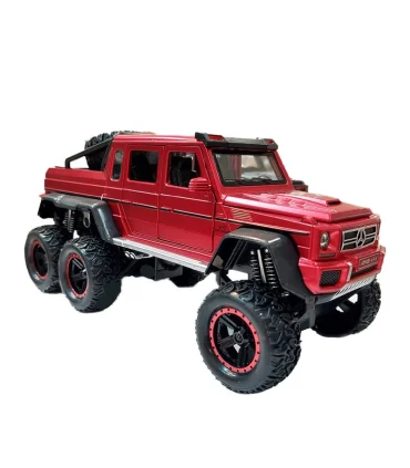 ماکت فلزی بنز جی کلاس 6 چرخ مقیاس 1:24