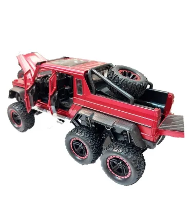 ماکت فلزی بنز جی کلاس 6 چرخ مقیاس 1:24