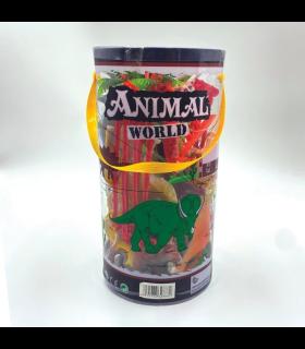 فیگور حیوانات استوانه‌ای ANIMALS WORLD