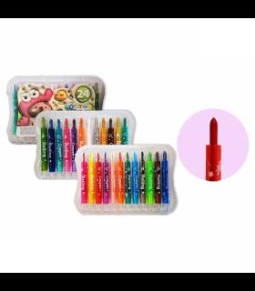 پاستل 24 رنگ پیچی جعبه طلقی - خرید آنلاین