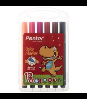 ماژیک 12 رنگ کیفی پنتر مدل TCM 542-12