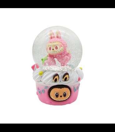 گوی موزیکال پمپی طرح لبوبو - دکوری جذاب با نورپردازی و