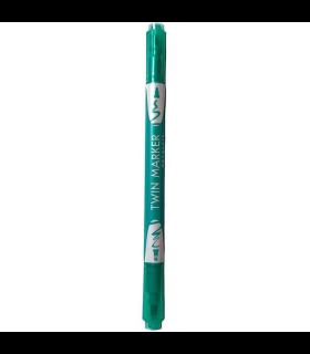 روان نویس دو سر براش سبز متالیک اسکول فنس