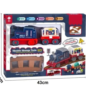 قطار موزیکال کودکانه با ریل و چراغ - خرید آنلاین از شازده