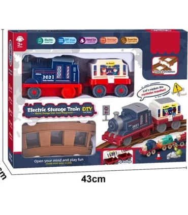 قطار موزیکال کودکانه با ریل و چراغ - خرید آنلاین از شازده