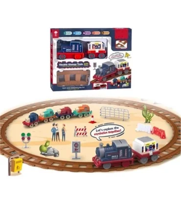 قطار موزیکال کودکانه با ریل و چراغ - خرید آنلاین از شازده