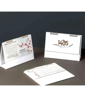 تقویم رومیزی فنری طرح پیچک فدک 1405