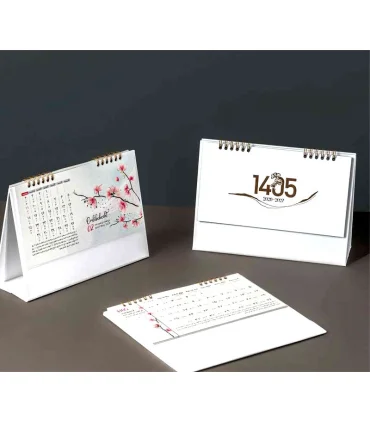 تقویم رومیزی فنری طرح پیچک فدک 1405