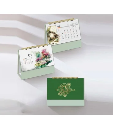 تقویم رومیزی فنری طرح آرال فدک 1405