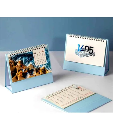 تقویم رومیزی فنری طرح دریا فدک 1405