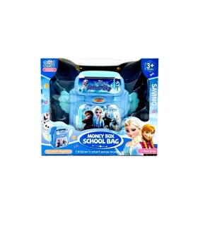 گاو صندوق رمزی چمدانی بال‌دار طرح فروزن - اسباب بازی آموزشی