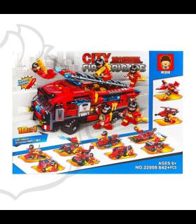 لگو ماشین آتش‌نشانی 842 قطعه مدل 22008