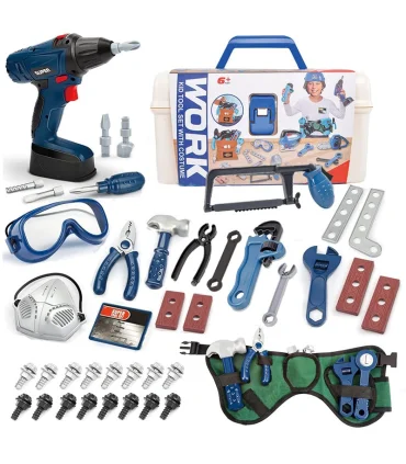 ست جعبه ابزار باتری خور کودکانه SHANTOU - فروشگاه شازده