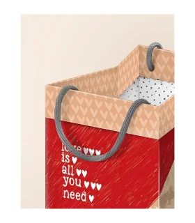 کیف هدیه فولدی سایز 13 طرح مهر مداد لوتوس