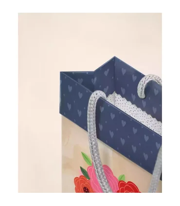 کیف هدیه فولدی طرح خرس و قلب لوتوس کادو