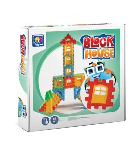 بلوک خانه‌سازی 86 قطعه بردیا - بازی فکری و آموزشی کودک